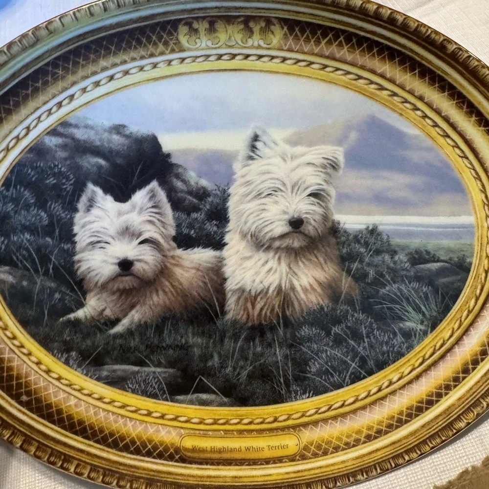 The Franklin Mint Plate “In The Heather” by Nigel Hemming Limited Edition EUC
